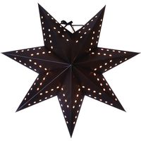 Julstjärna Bobo Svart 34cm