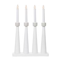 Ljusstake PAINT Snow 4-Ljus