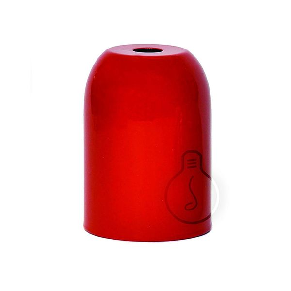 Lamphållare Metall E27 - Röd