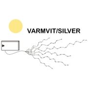 Dew Drops Bouquet 46 LED Varmvit/Silver för batteri