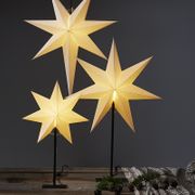 Julstjärna FROZEN på fot 80cm
