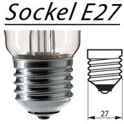 Sockel E27 Svart Standard till Ljusslinga Flatkabel inkl. tätningsring