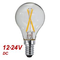 12-24V Klotlampa Filament LED 2,3W 250lm E14