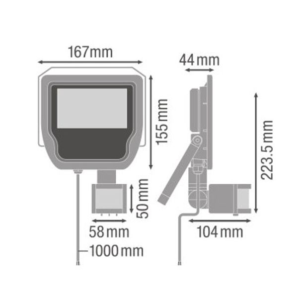 Ledvance Strålastare 20W/830 Sensor