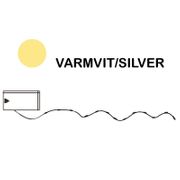 Dew Drops Glass Pearl 20 LED Varmvit/Silver för batteri
