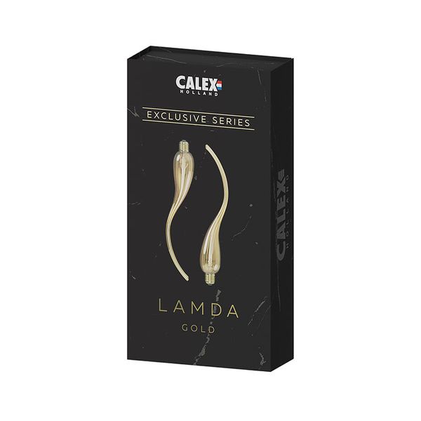 Dimbar Dekorationslampa Lamda Gold LED 4W 140lm E27, 2-pack