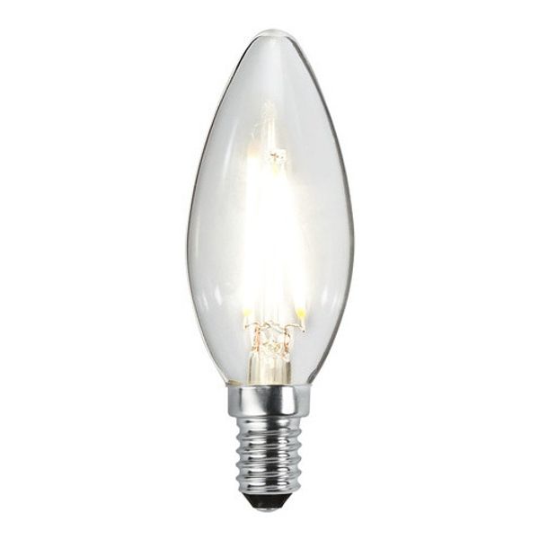 Kallvit Kronljuslampa Filament LED 2,3W 270lm E14