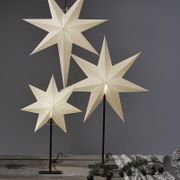 Julstjärna FROZEN på fot 55cm