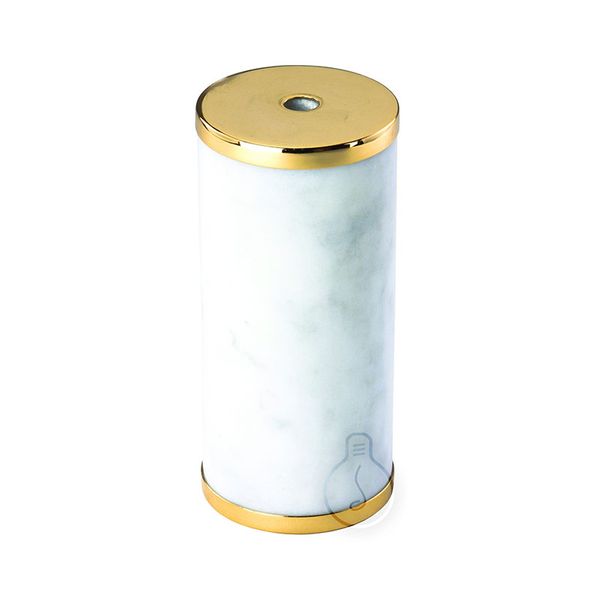 Lamphållare Marmor E27 6 Färger - Vit/Guld