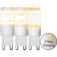 Dimbar Stiftlampa LED 3,6W 360lm G9 3-step dimming