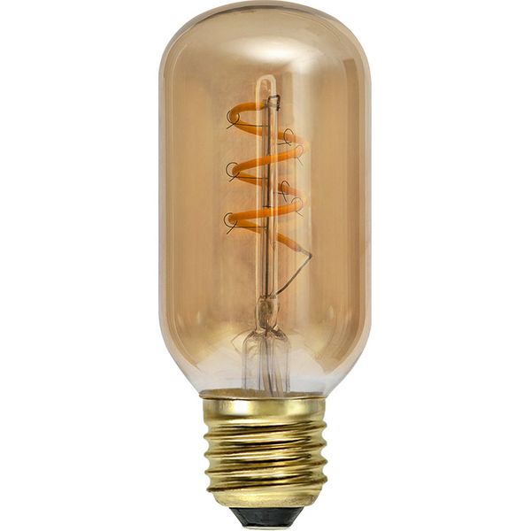 Dimbar Rörlampa Spiral Amber LED 2,0W 90lm E27