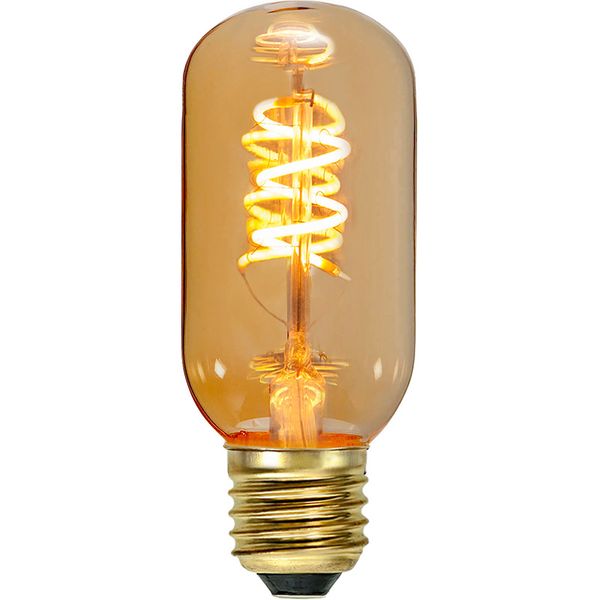 Dimbar Rörlampa Spiral Amber LED 2,0W 90lm E27