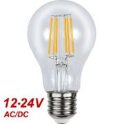 12-24V Normallampa Filament LED 3,5W 450lm E27