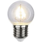 Klotlampa Filament LED 1,4W 120lm E27 Polykarbonat