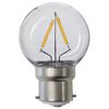 Klotlampa Filament LED 1,4W 120lm B22 Polykarbonat