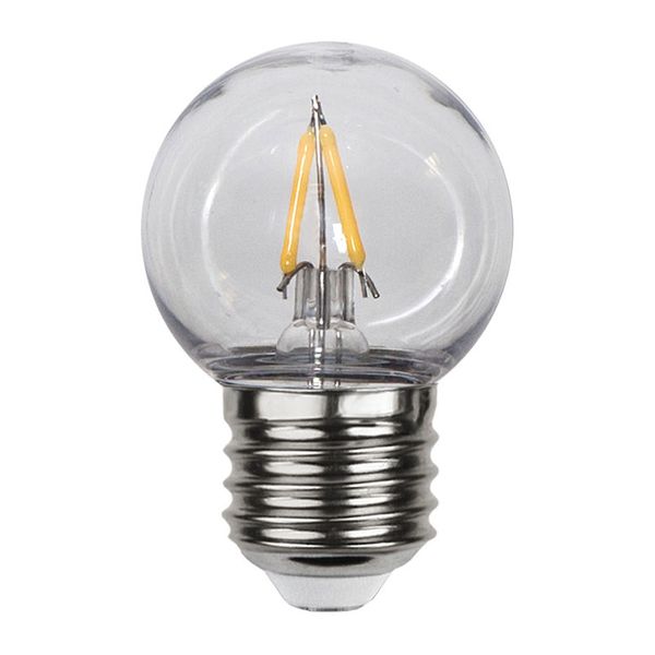Klotlampa Filament LED 0,6W 70lm E27