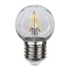 Klotlampa Filament LED 0,6W 70lm E27