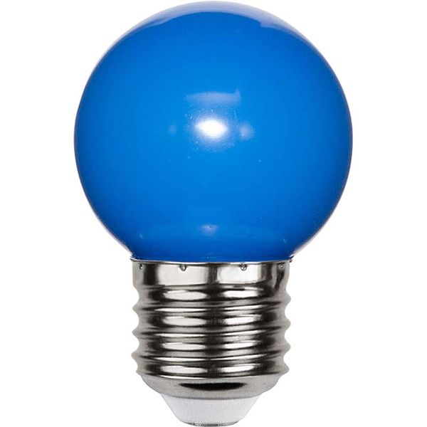 LED Lampa Klot Polykarbonat  1,0W E27 Färgade