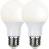 Normallampa LED 6,5W 470lm E27 Opal 2-pack