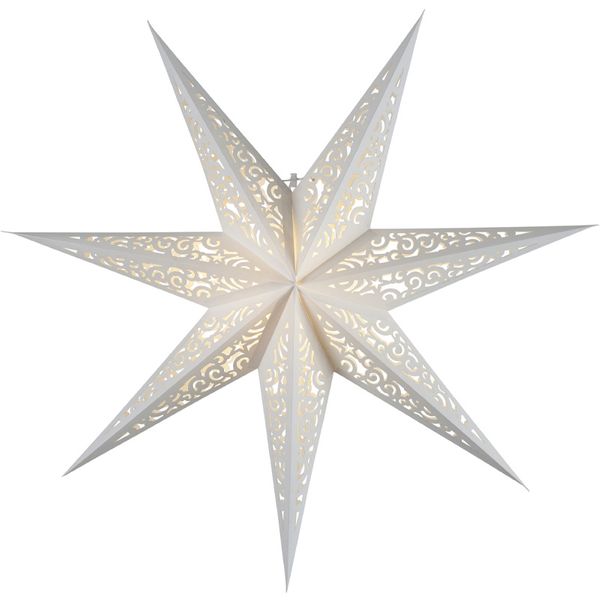 Julstjärna Lace Vit 80cm