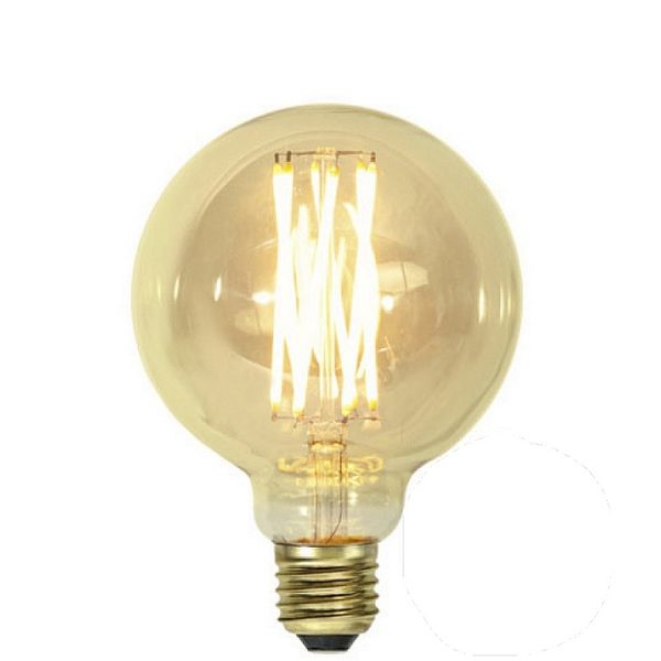 Dimbar Globlampa Ø95 Vintage Gold LED 3,7W 240lm E27