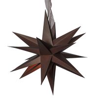 Julstjärna December Brun 35cm | Star Trading Återförsäljare