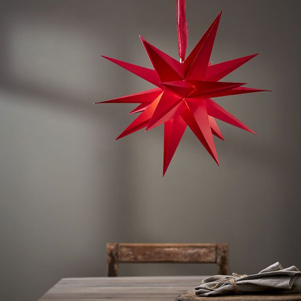 Julstjärna December Röd 35cm | Star Trading Återförsäljare