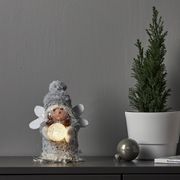 Juldekoration Joylight Ängel Grå | Lampgrossen.se | Star Trading