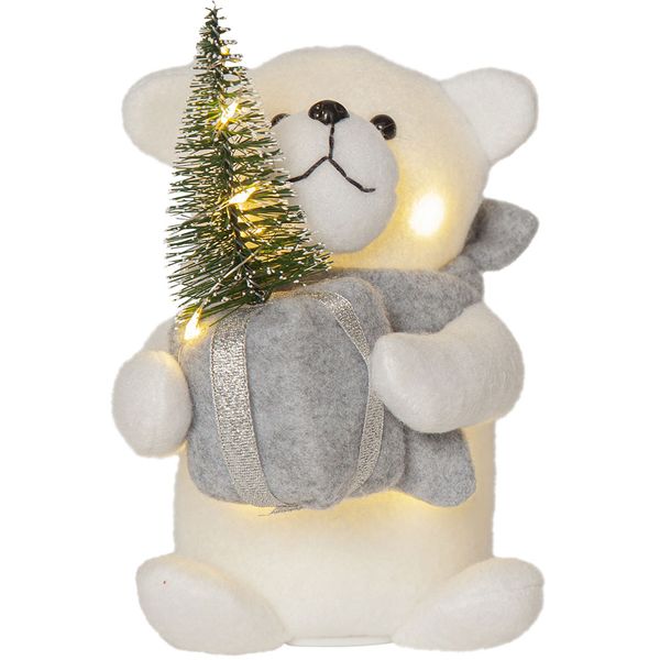 Juldekoration Joylight Isbjörn 20cm | Lampgrossen | Star Trading
