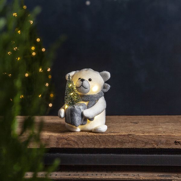Juldekoration Joylight Isbjörn 20cm | Lampgrossen | Star Trading