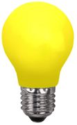 LED lampa normal 0,8W E27 Gul