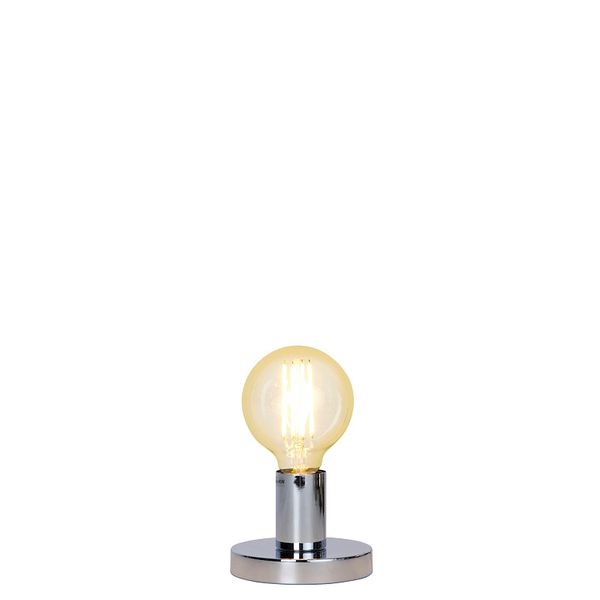 Glans Bordslampa 8,5cm E27 Krom