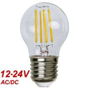 12-24V Klotlampa Filament LED 2,0W 250lm E27