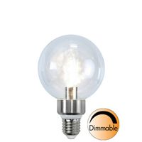 Dimbar LED Lampa Illumination Glob Ø95 5W E27 Klar