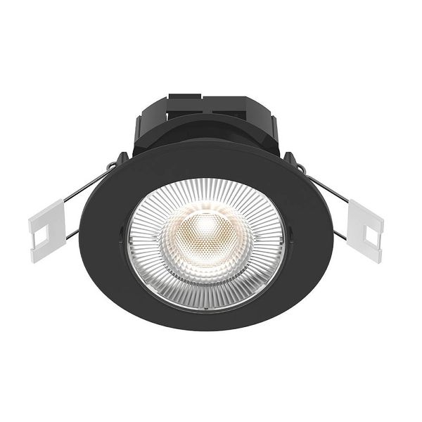 Smart Hem LED Downlight Ställbar färgtemperatur CCT Svart