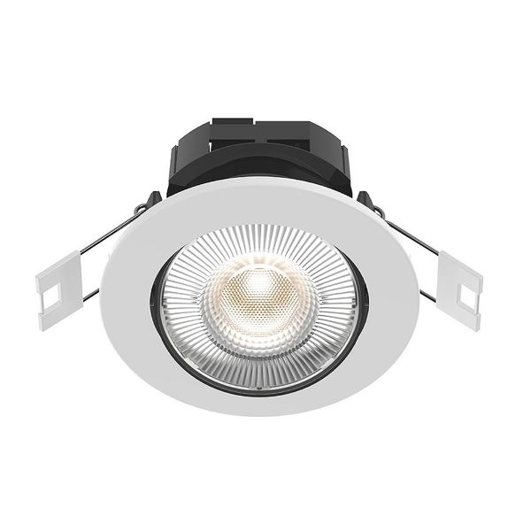 Smart Hem LED Downlight Ställbar färgtemp Vit, 3-pack