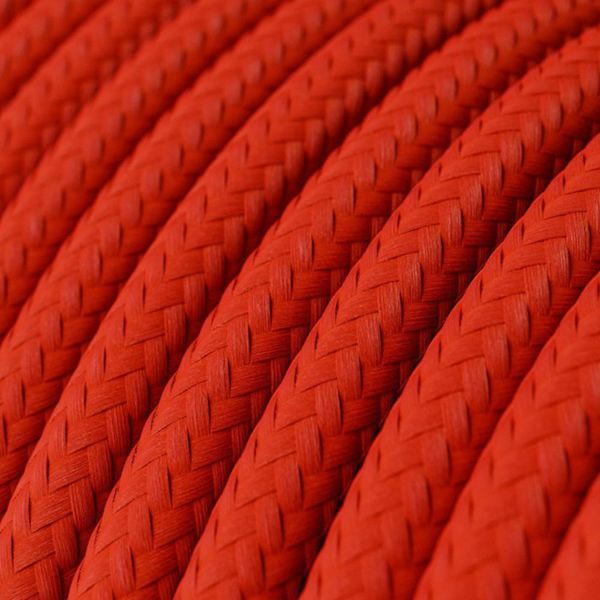 Textilkabel Rayon Röd 2x1.00 mm² IP65 | Creative Cables