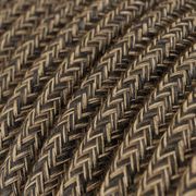 Textilkabel Linen Brun 2x1.00 mm² IP65 | Creative Cables