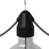 Lamphållare Vintage Porslin E27 Svart | Creative Cables