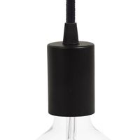 Lamphållare Metall E27 Svart  | Creative Cables