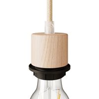 Lamphållare Wood till lampskärm E27