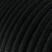 Textilkabel Bomull Svart 2x0.75 mm² | Creative Cables