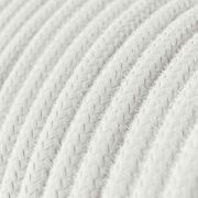 Textilkabel Bomull Vit 2x0.75 mm² | Creative Cables