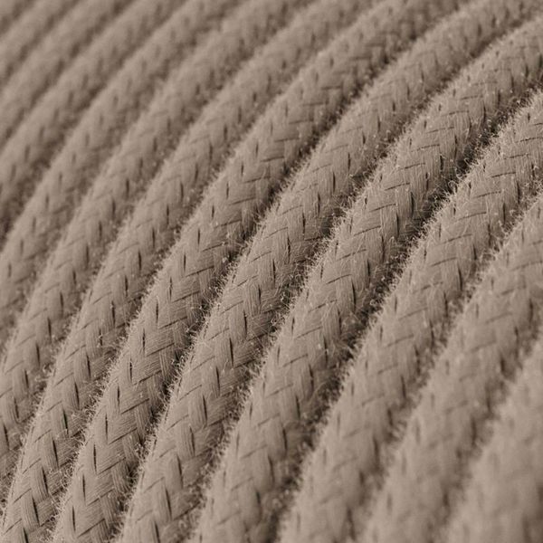 Textilkabel Bomull Beige 2x0.75 mm² | Creative Cables