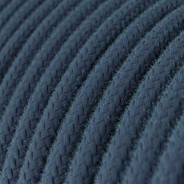 Textilkabel Bomull Mörkgrå 2x0.75 mm² | Creative Cables