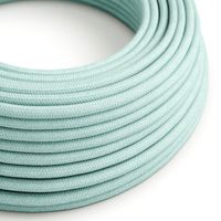 Textilkabel Bomull Ljusgrön 2x0.75 mm² | Creative Cables