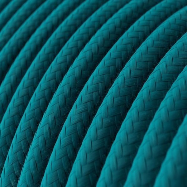 Textilkabel Bomull Blå 3x0.75 mm² | Creative Cables