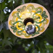 Mini Lampskärm Maioliche 24cm Grön Utomhus | Creative Cables