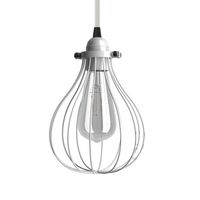 Lampskärm Bur Drop Vit | Creative Cables