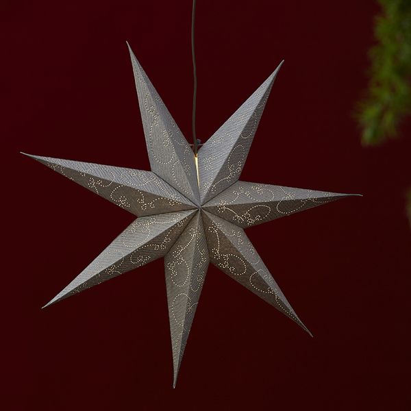 Julstjärna Decorus Silver 75cm